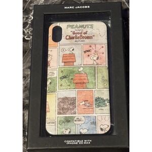 Snoopy Peanuts Comic Strip by Marc Jacobs‎ iPhone XS Max Phone Case with Box NEW